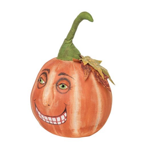 Gallerie Ii Victor Pumpkin Joe Spencer Gathered Traditions Halloween Art Doll Figure Door Stop In Multi