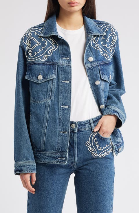 Cornely Embroidered Denim Jacket