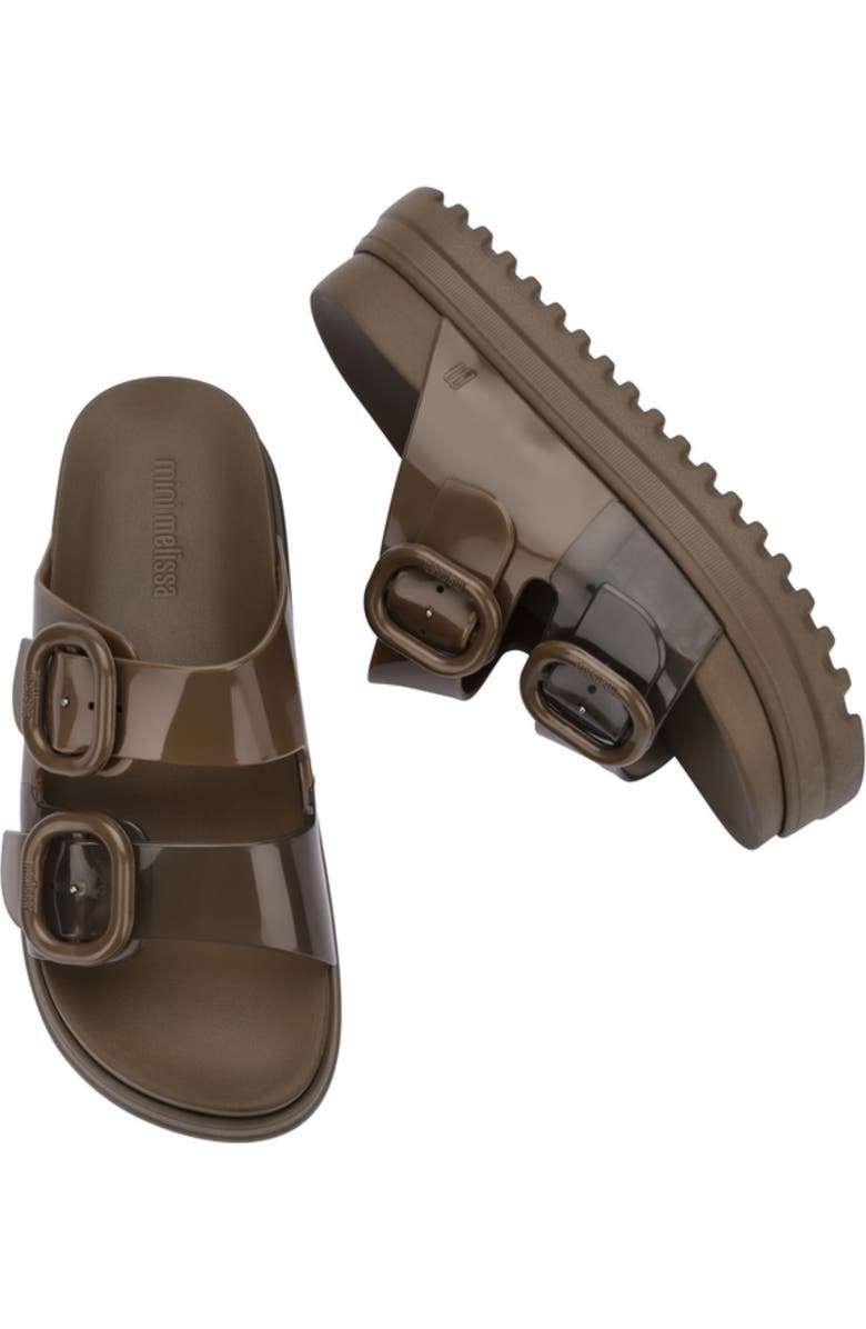 Mini Melissa Kids' Cozy Platform Slide Sandal, Alternate, color,