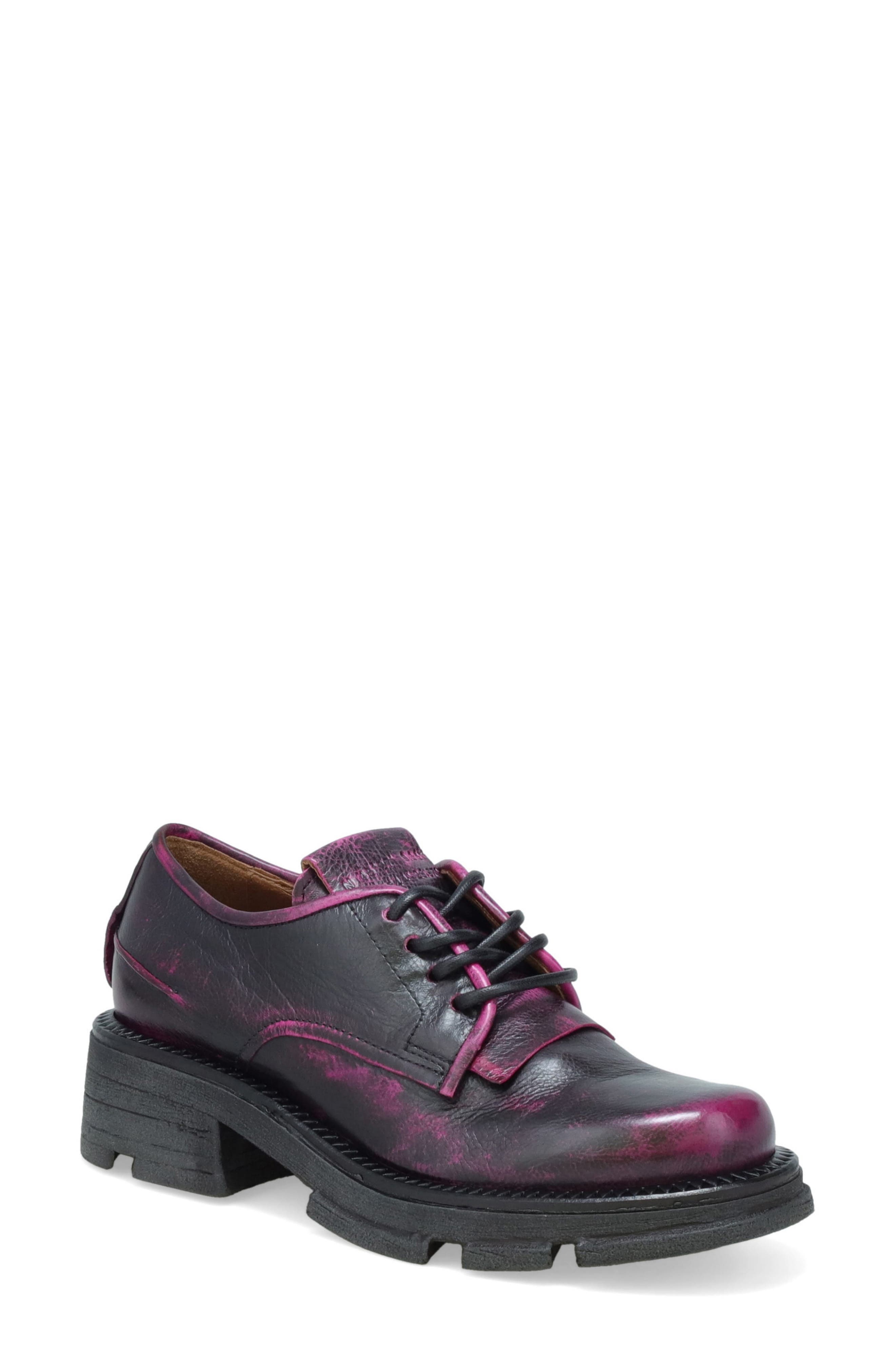 Layton Lug Sole Derby, Main, color, FUCHSIA