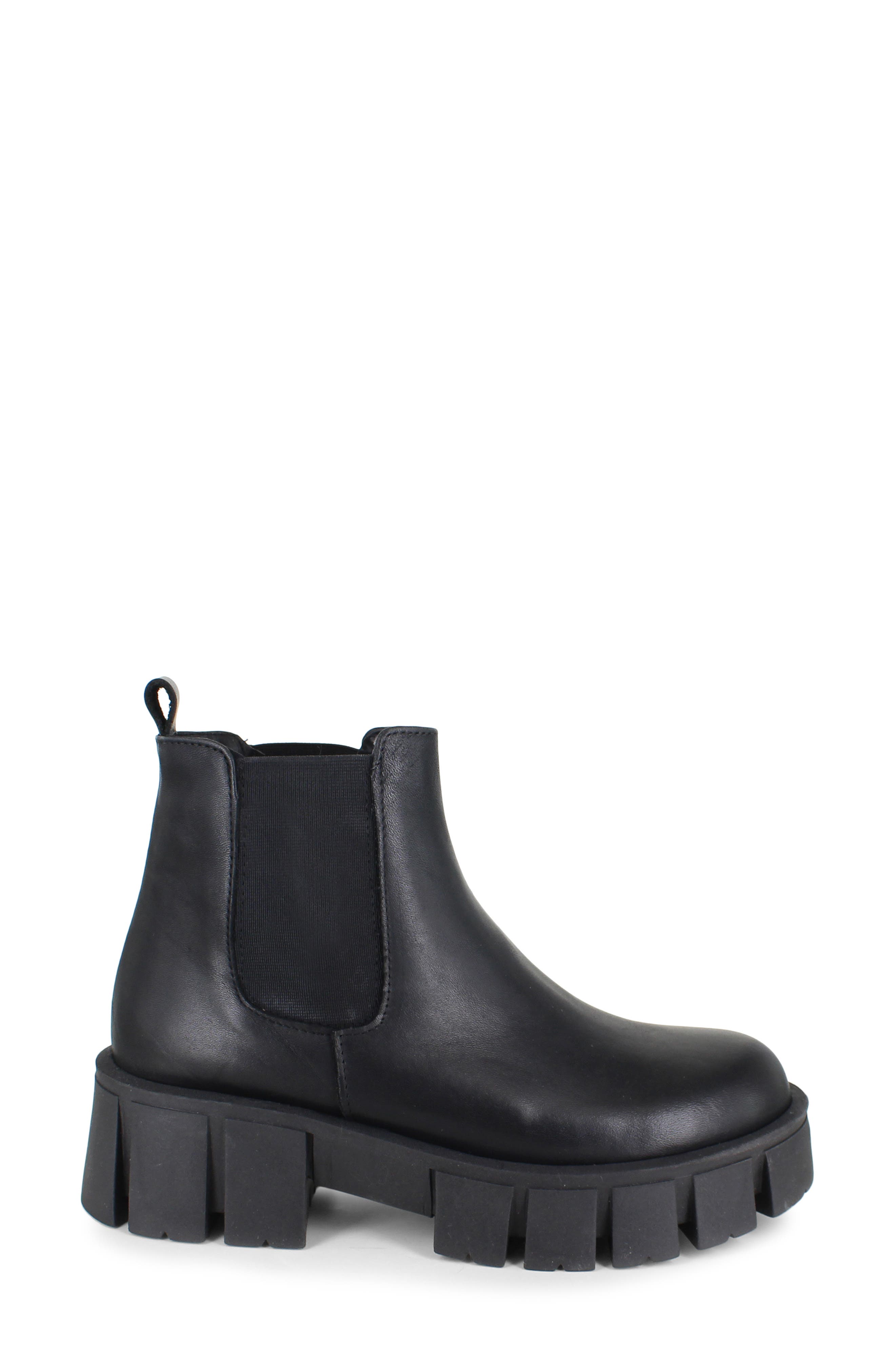 ZIGI Josefa Waterproof Chelsea Boot, Alternate, color, Black