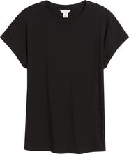 Caslon® Cuff Sleeve T-Shirt