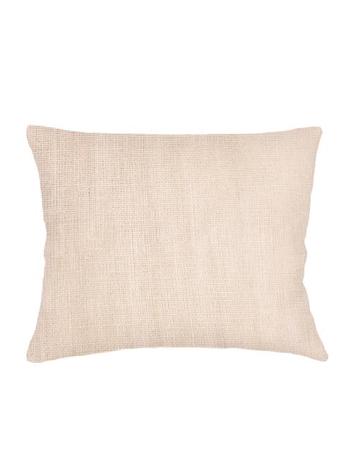 Anaya So Soft Linen Light Dutch Euro Pillow Cover Only In Sandy Beige