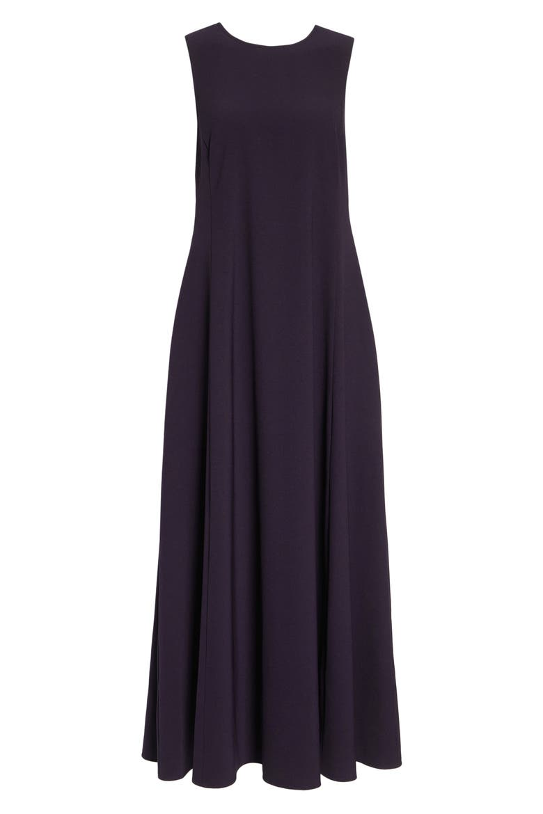 Sleeveless Cady Maxi Dress, Alternate, color, BLACKBERRY