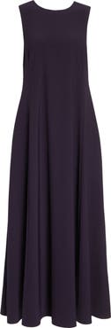 Emporio Armani Sleeveless Cady Maxi Dress