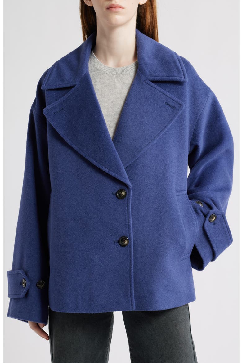 Single Breasted Crop Coat, Main, color, FUTURE DUSK