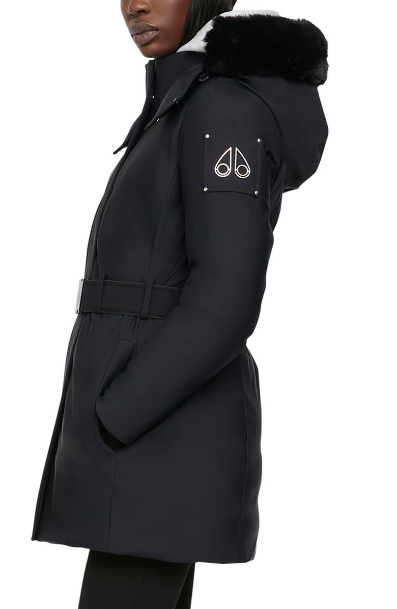 Moose Knuckles Alpharetta Belted Wind Resistant & Water Repellent 800 Fill Power Down Jacket, Alternate, color, 