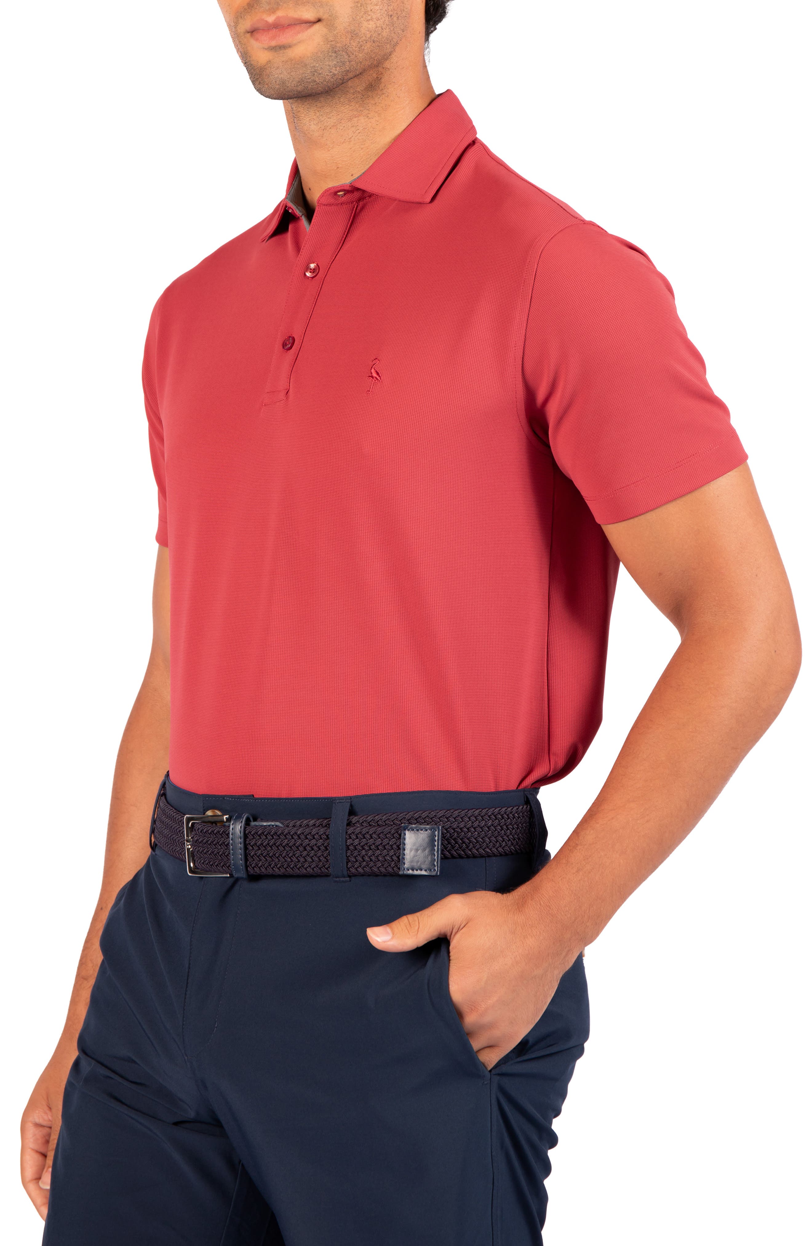 TailorByrd Micro Grid Performance Polo (Men) | Nordstromrack