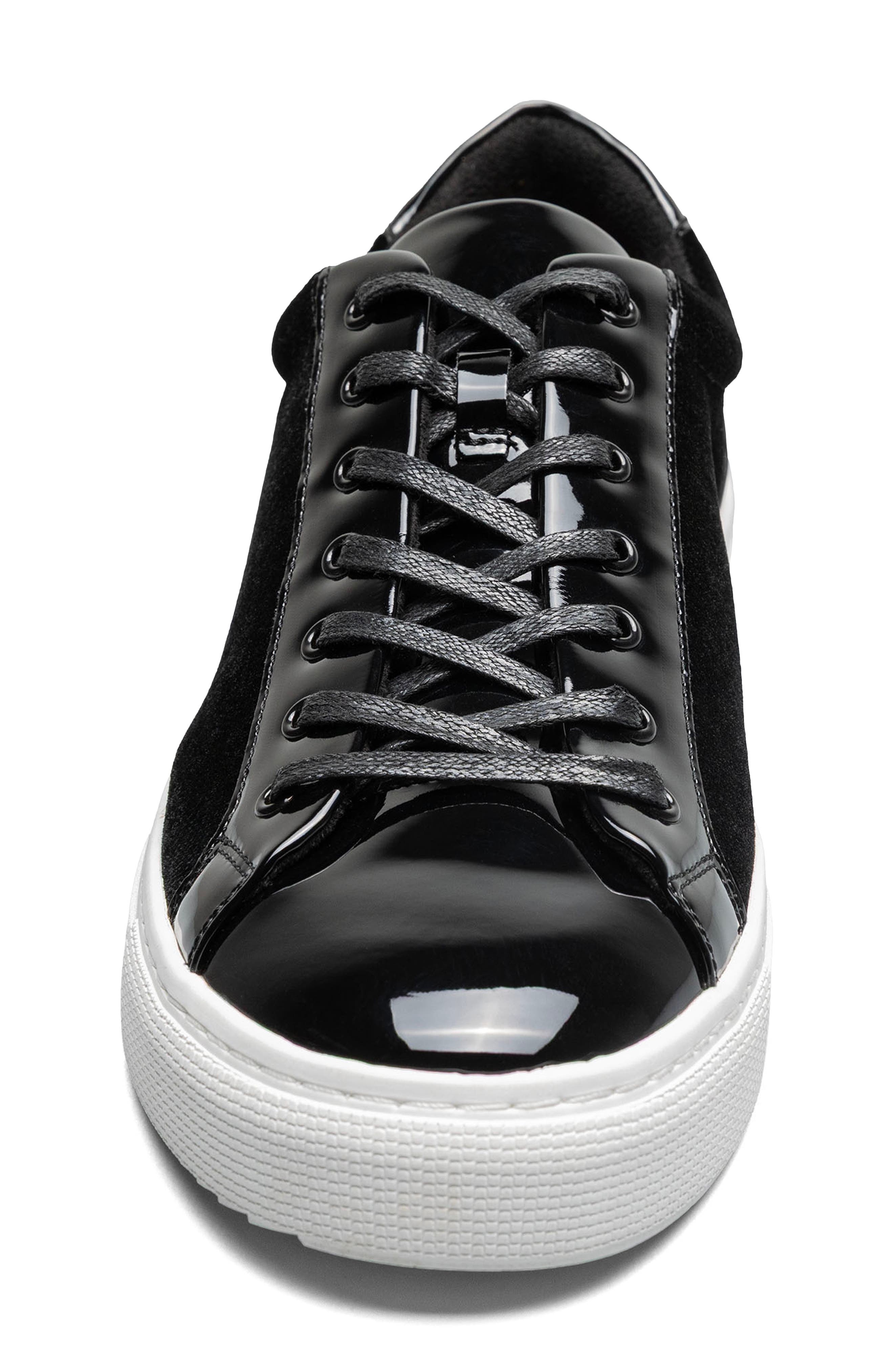 Dante Lace to Toe Sneaker, Alternate, color, BLACK