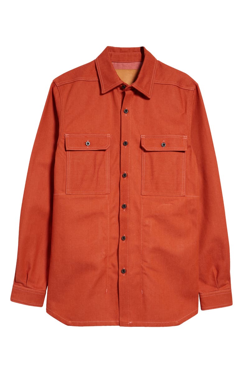 Rick Owens Women's Denim Overshirt, Main, color, 