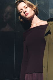 H&M Twist-detail Off-the-shoulder Top