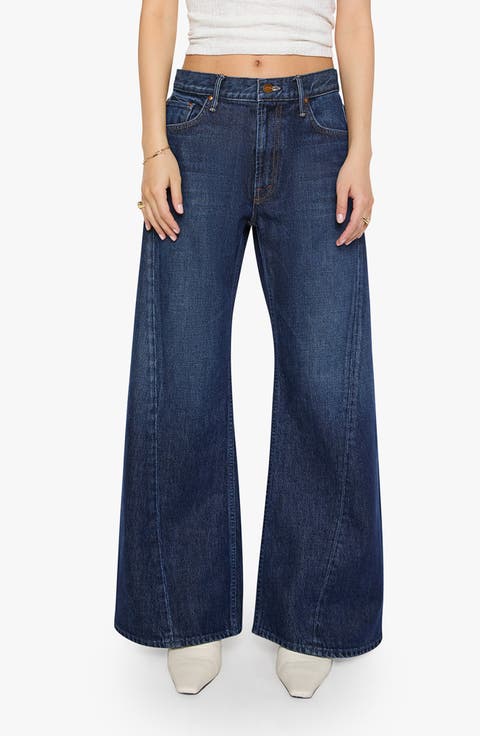 Lil' Lemon Twist Sneak Petite Wide Leg Jeans