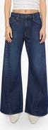 MOTHER Lil' Lemon Twist Sneak Petite Wide Leg Jeans