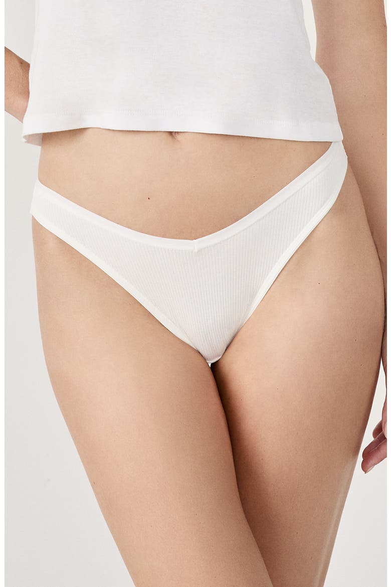 3-Pack Rib Thongs, Alternate, color, BLUSH