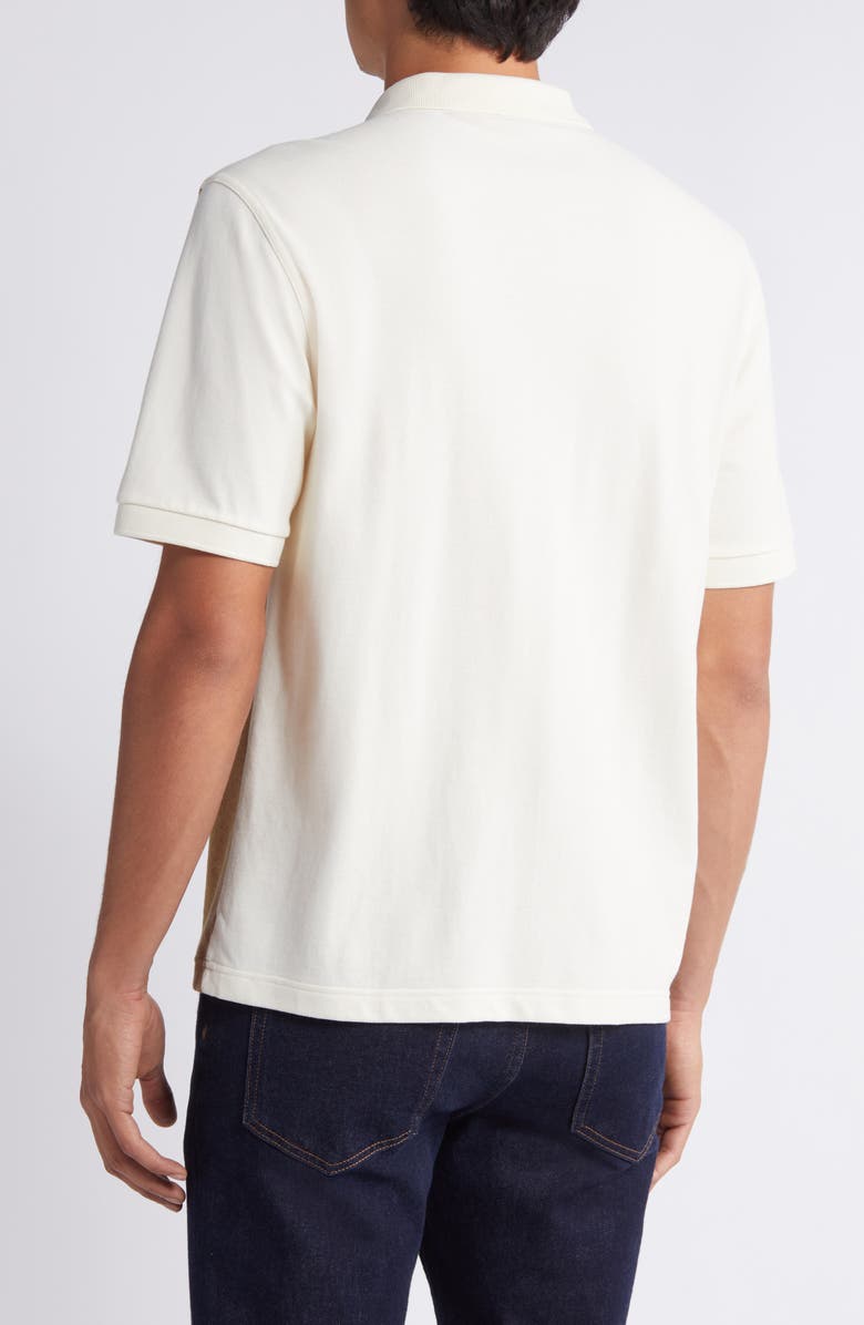 Fred Perry Panel Colorblock Terry Cloth Short Sleeve Button-Up Shirt, Alternate, color,