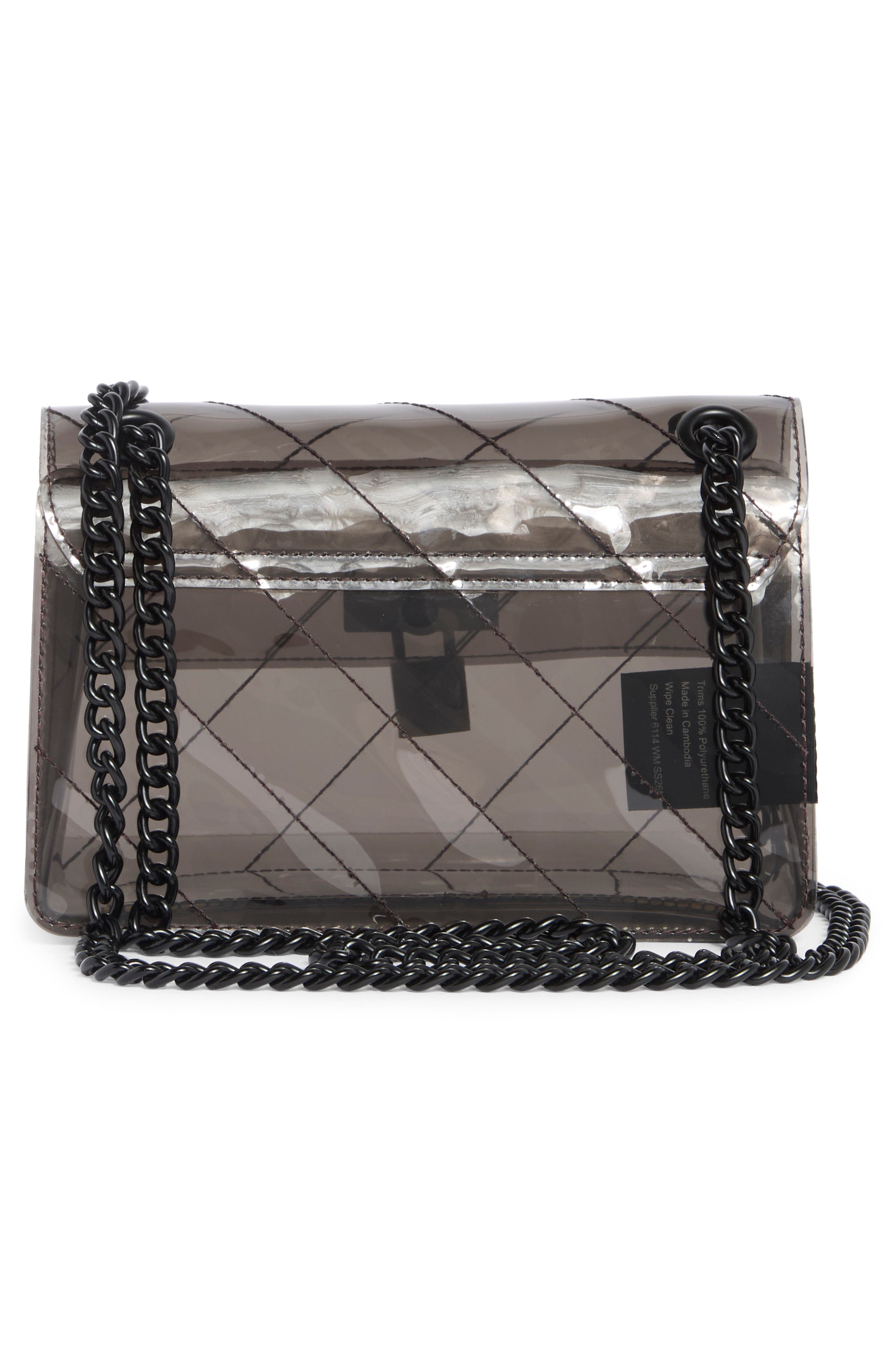 Kurt Geiger London Mini Brixton Vinyl Crossbody Bag, Alternate, color, Black