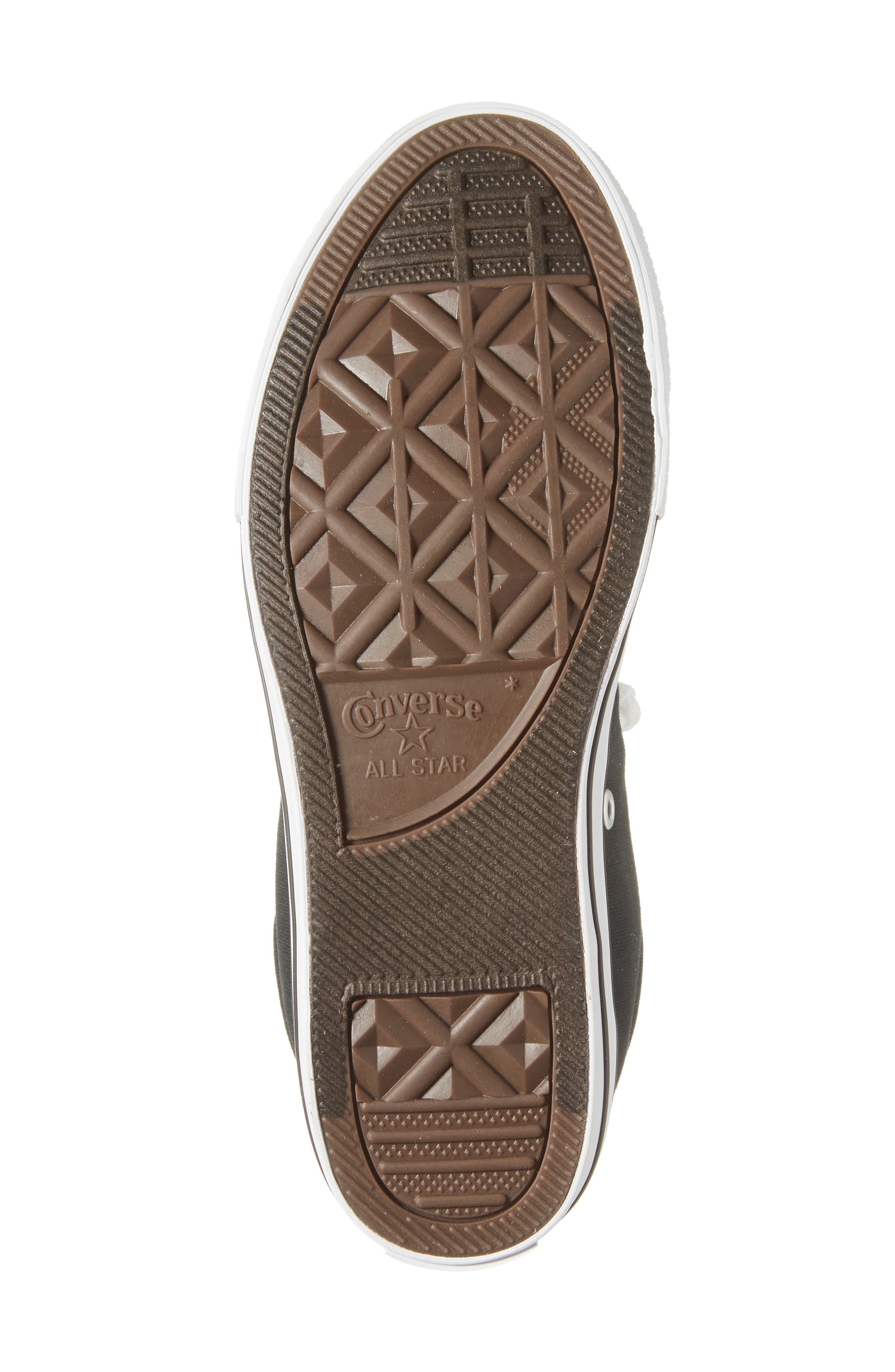 Converse Kids' Canvas Oxford Mid Sneaker, Alternate, color, Black/White/Black