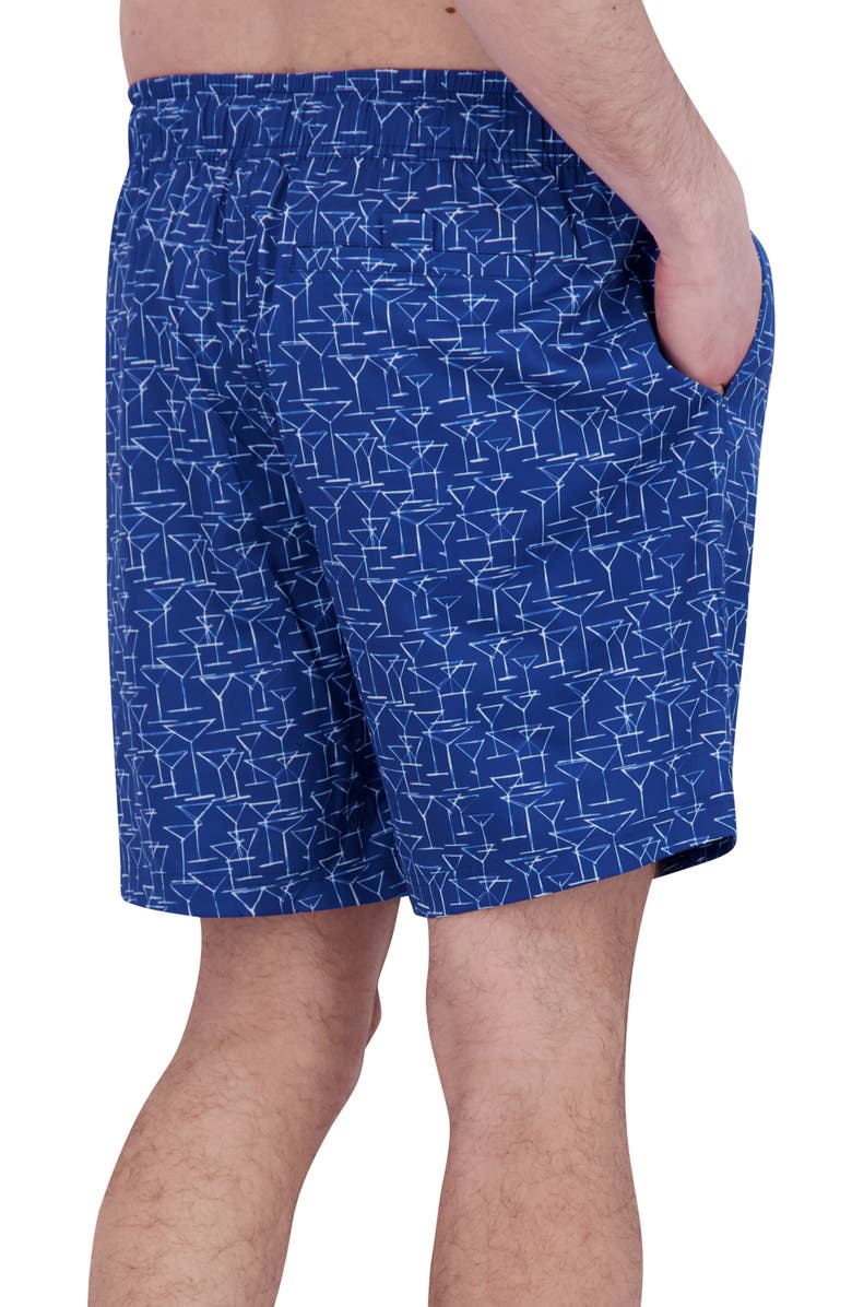 Robert Graham Quickdry Boxer Board Shorts, Alternate, color, Martini