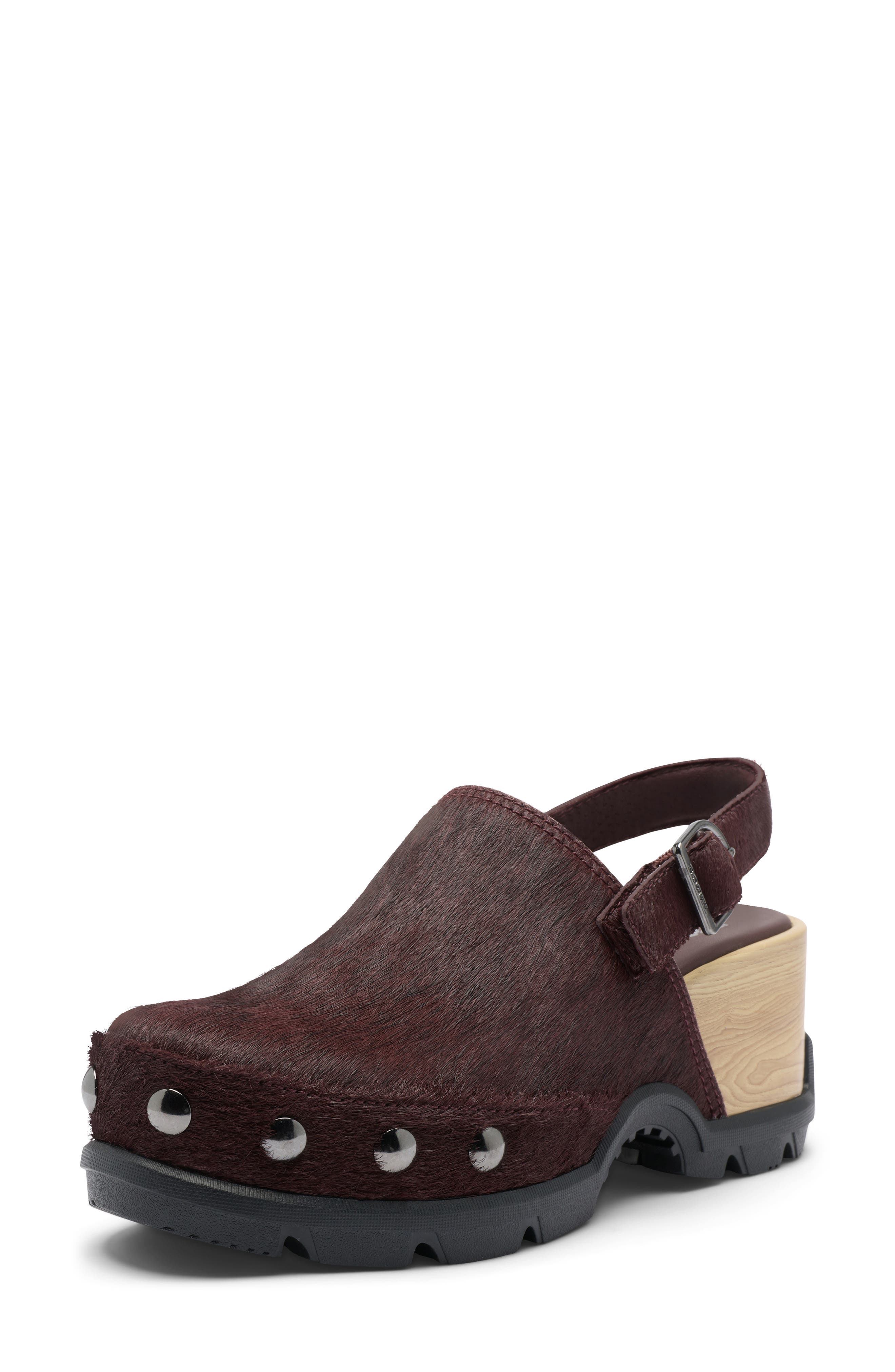 Roam N Clog Mod Platform Clog, Alternate, color, RED LODGE/ BLACK
