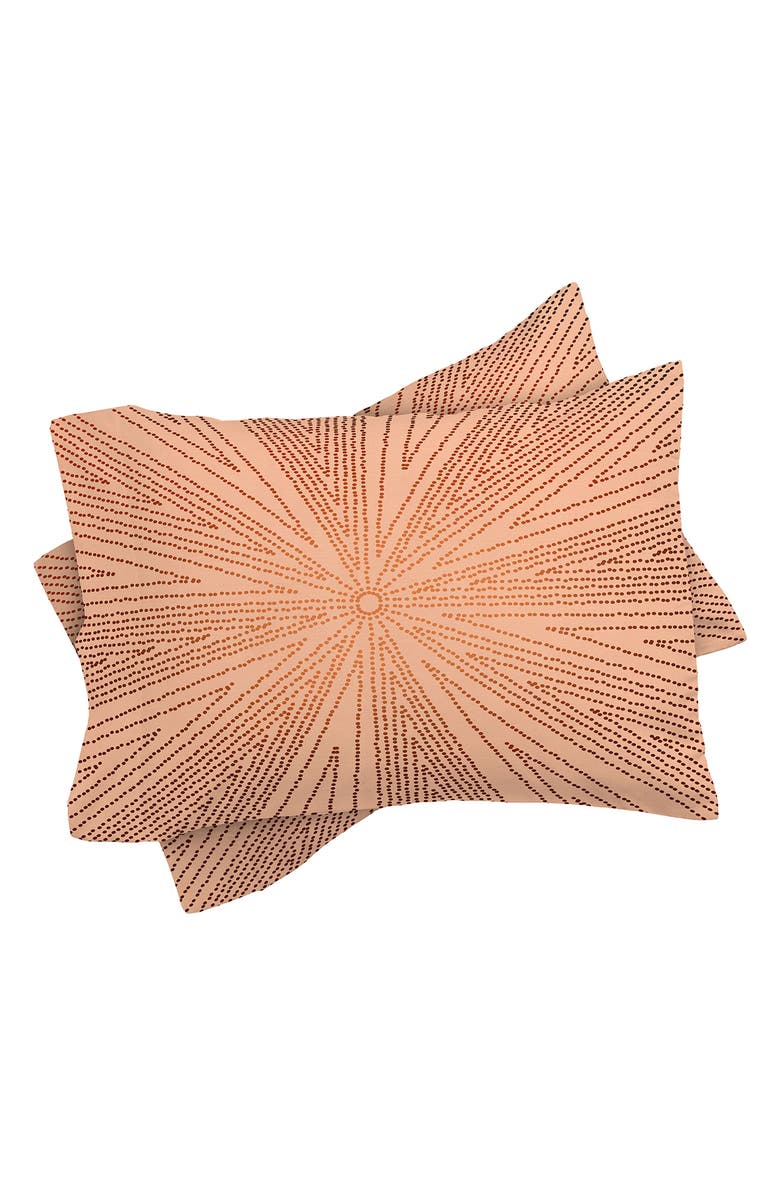 Deny Designs Iveta Abolina Copper Leaf Duvet Cover & Sham Set, Alternate, color,