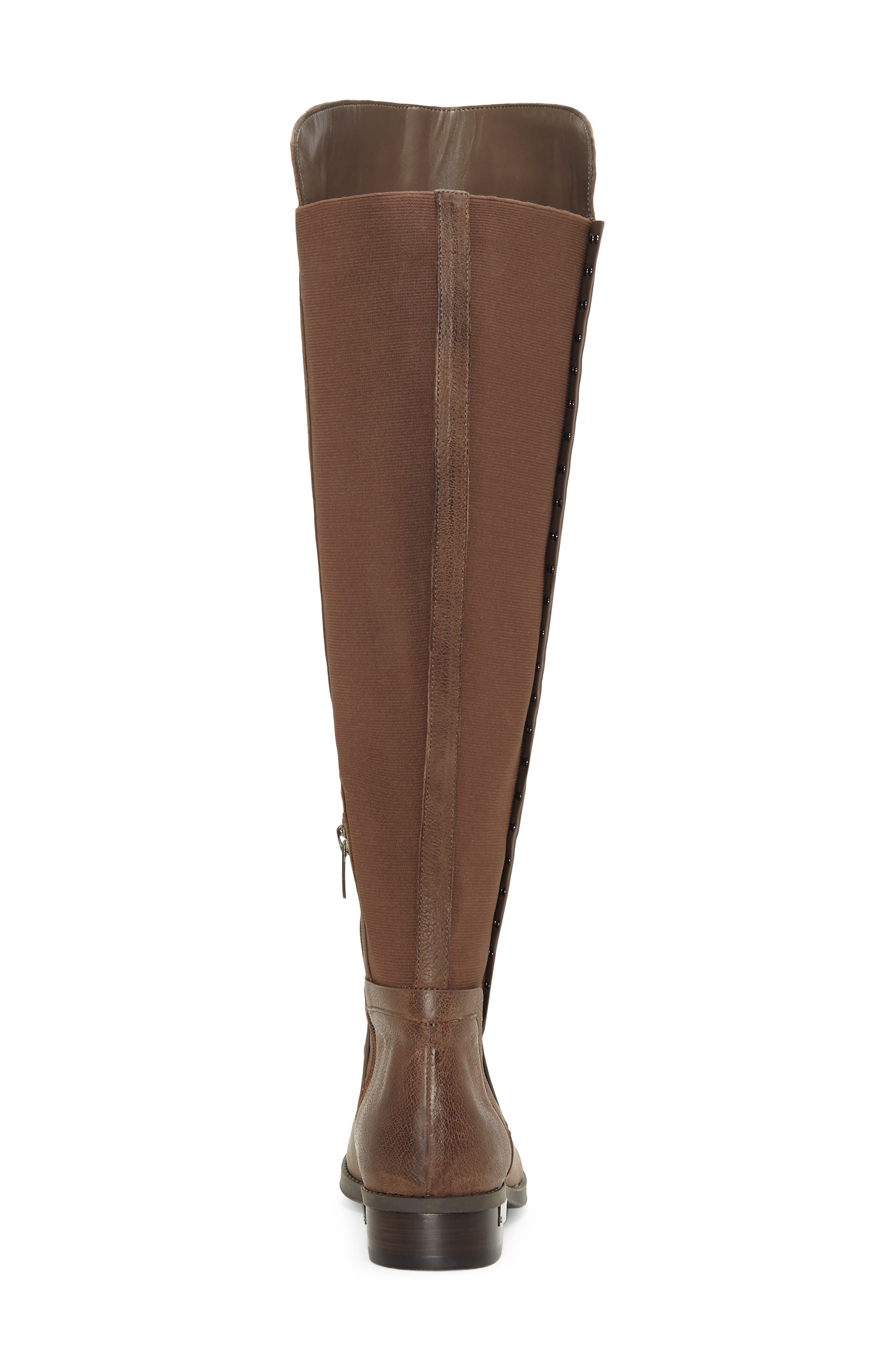 Pardonal Over-the-Knee Boot, Alternate, color, DARK WOOD LEATHER