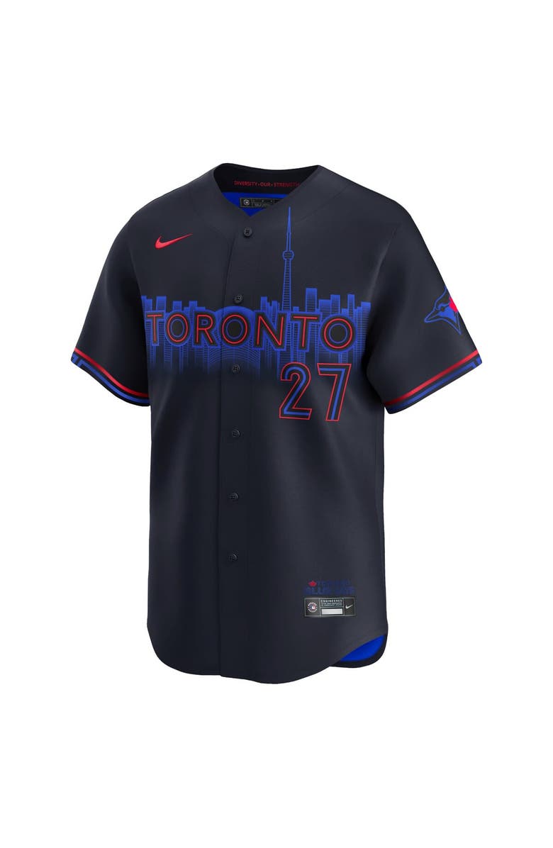 Nike Men's Nike Vladimir Guerrero Jr. Black Toronto Blue Jays 2024 City Connect Limited Player Jersey, Alternate, color, Black
