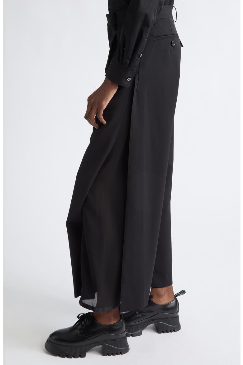Wide Leg Pants, Alternate, color, BLACK