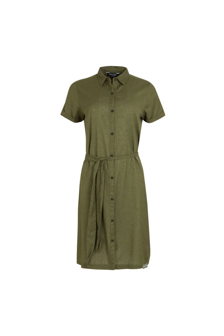 Rema Shirt Dress, Main, color, Four Leaf Clover