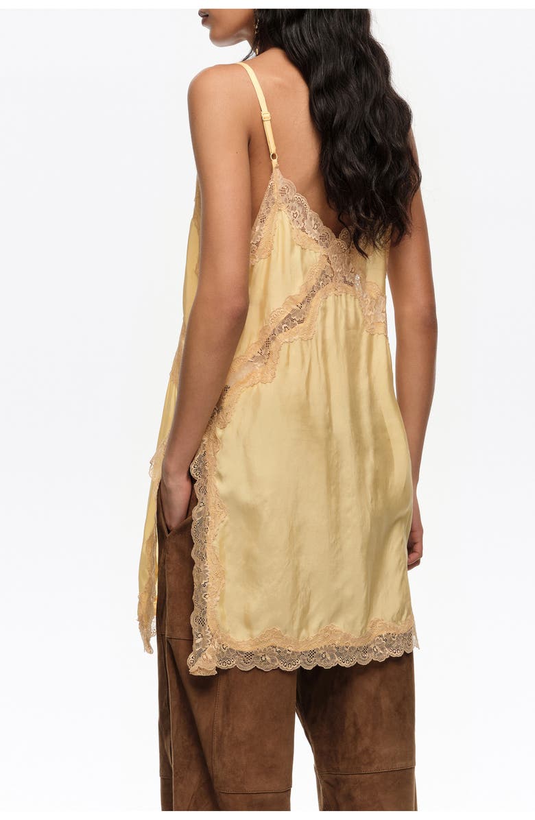 Bimba y Lola Long Lingerie Top, Alternate, color, Yellow