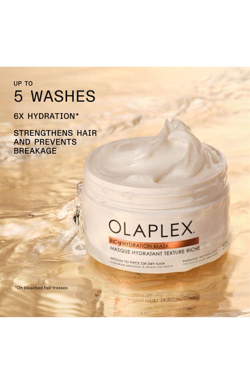 Olaplex Rich Hydration Mask In Transparent