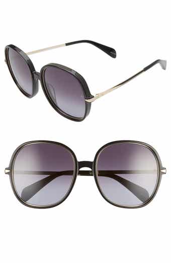 rag & bone 59mm Gradient Round Sunglasses