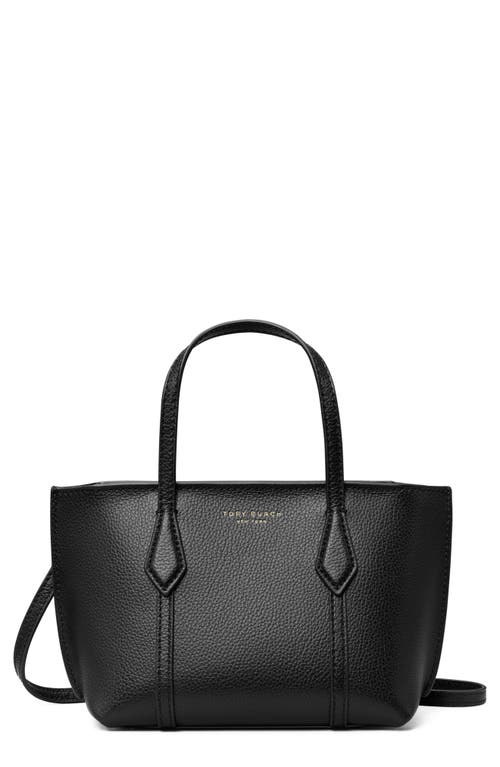 Tory Burch Mini Perry Tote In Black