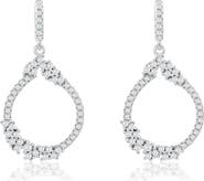 SUZY LEVIAN Cubic Zirconia Drop Earrings