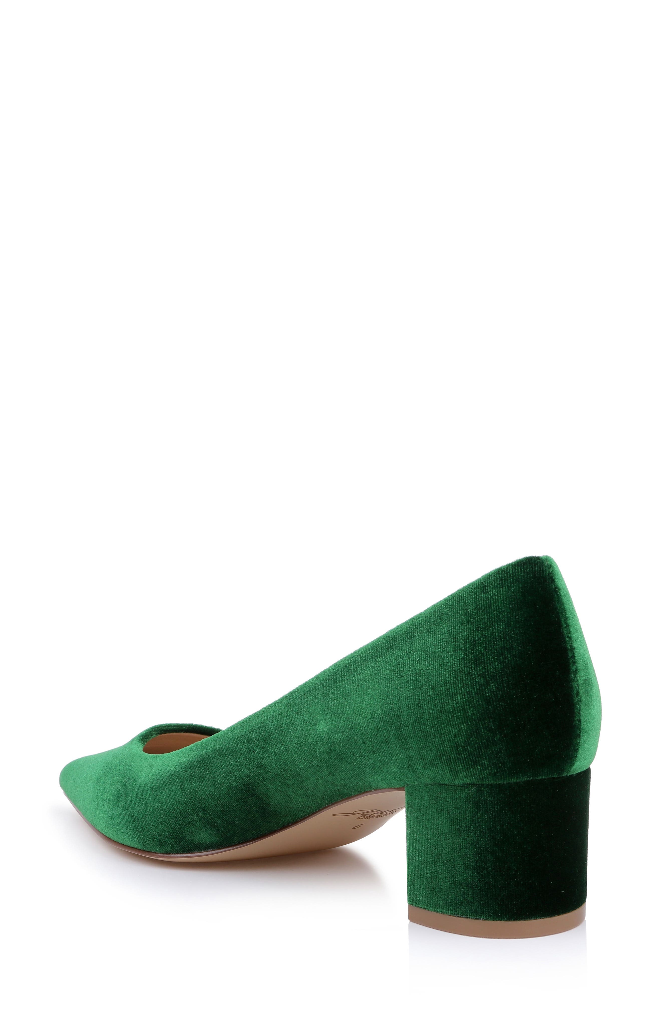 Bala Pointed Toe Pump, Alternate, color, EMERALD VELVET