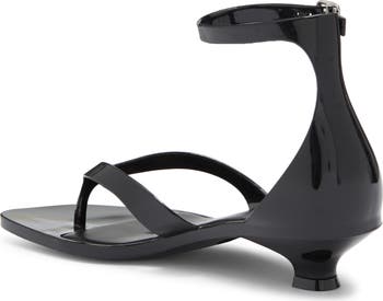 Gummy Ankle Strap Sandal