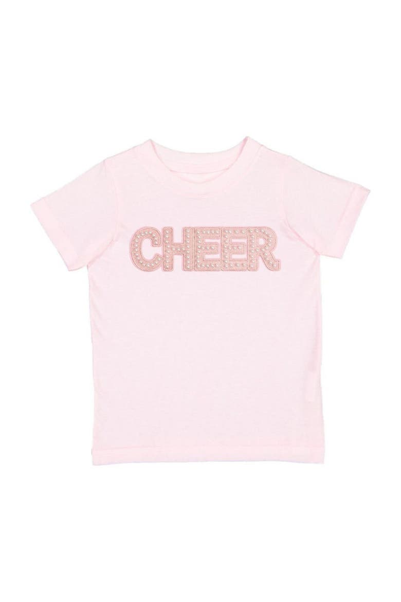 Cheer Pearl Patch Short Sleeve T-Shirt, Main, color, Ballet Pink