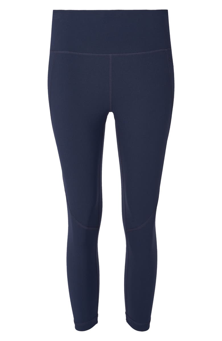Sweaty Betty Power Workout Crop Pocket Leggings, Alternate, color, Navy Blue