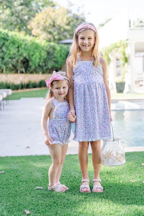 Lila And Hayes Eloise Girls' Bubble In Seashells On The Seashore