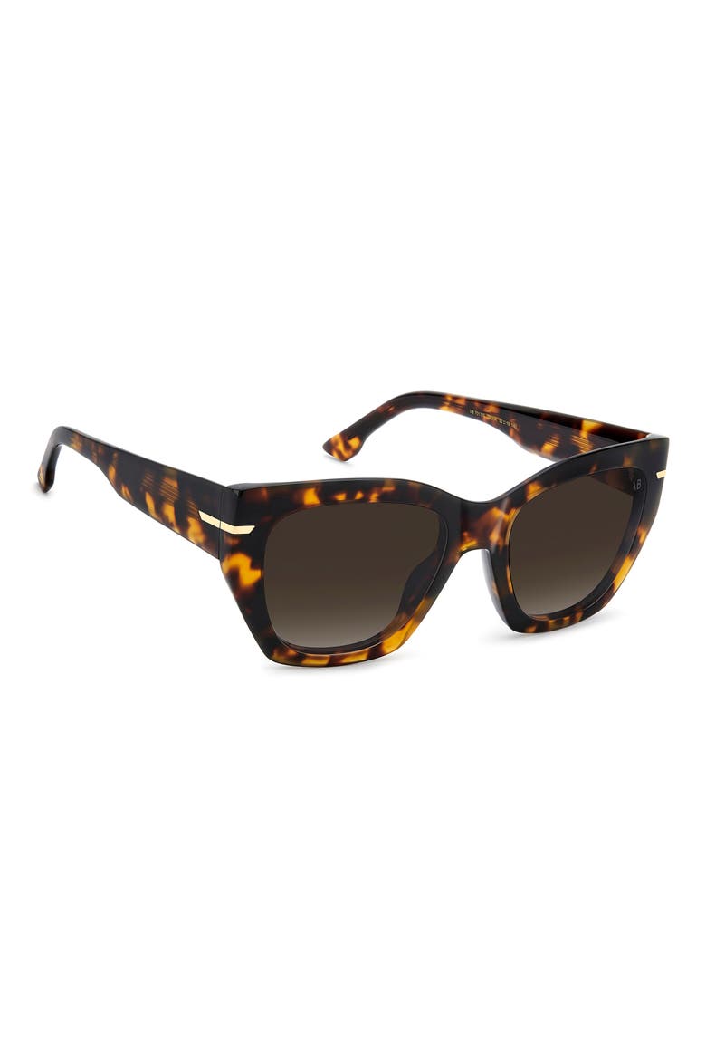VB 7017/S 52mm Rectangular Sunglasses, Alternate, color, HAVANA/ BROWN SF