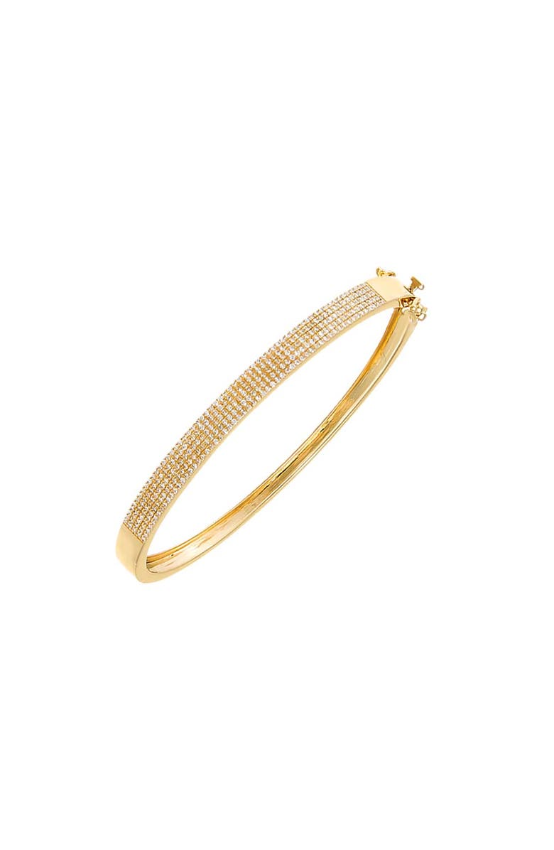 BY ADINA EDEN Diamond Pave Five Row Bangle 14K, Main, color, 