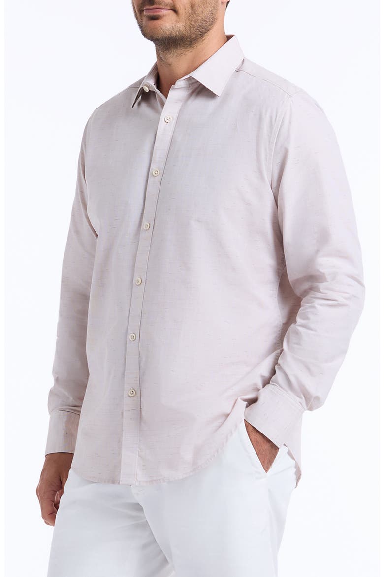 Avondale Cotton Button-Up Shirt, Alternate, color, SAND