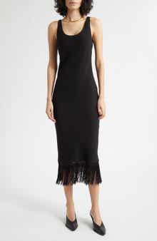 Bianca Fringe Hem Midi Dress