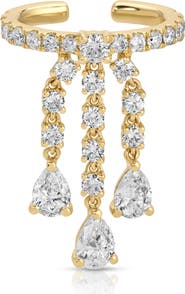 Anita Ko 18k Gold Diamond Fringe Ear Cuff