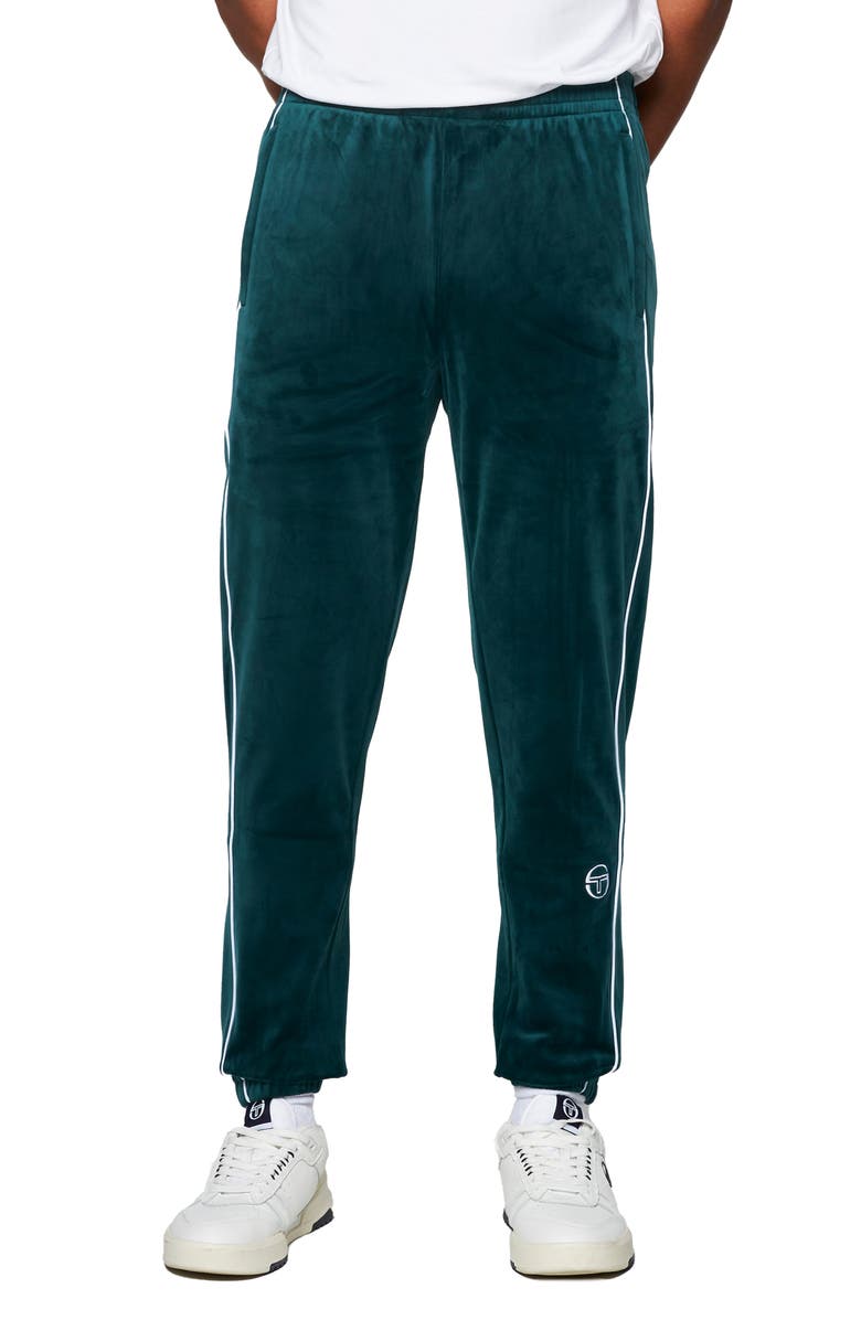 Sergio Tacchini Lioni Velour Track Pants, Main, color, 
