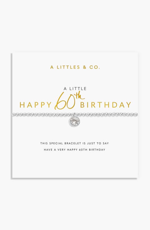 A Little '60th Birthday' Bracelet