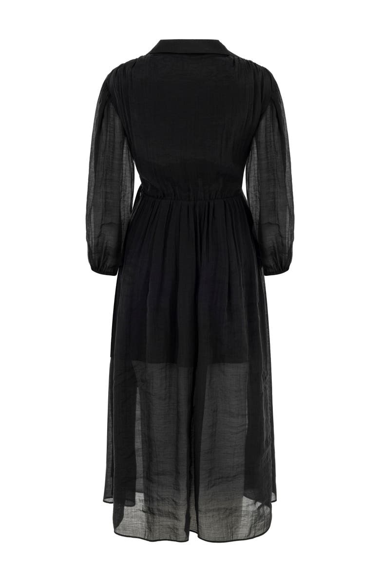 Nocturne Balloon Sleeves Dress, Alternate, color, 