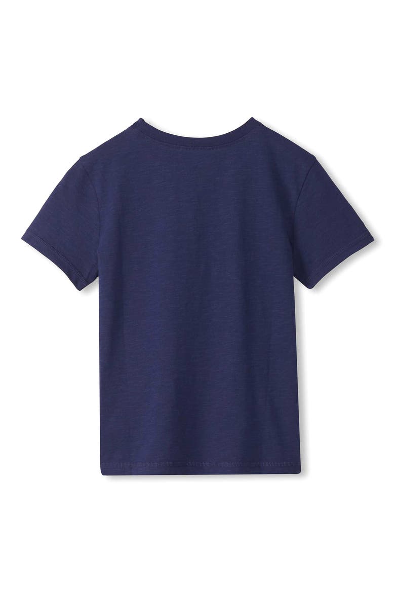 Kids' Whale Cotton Graphic T-Shirt, Alternate, color, BLUE