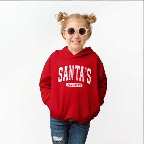 Santa's Favorite Arched Bold Hoodie Toddler