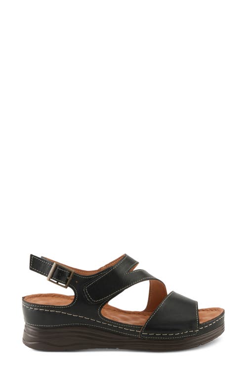 Spring Step Griggs Platform Sandal In Black