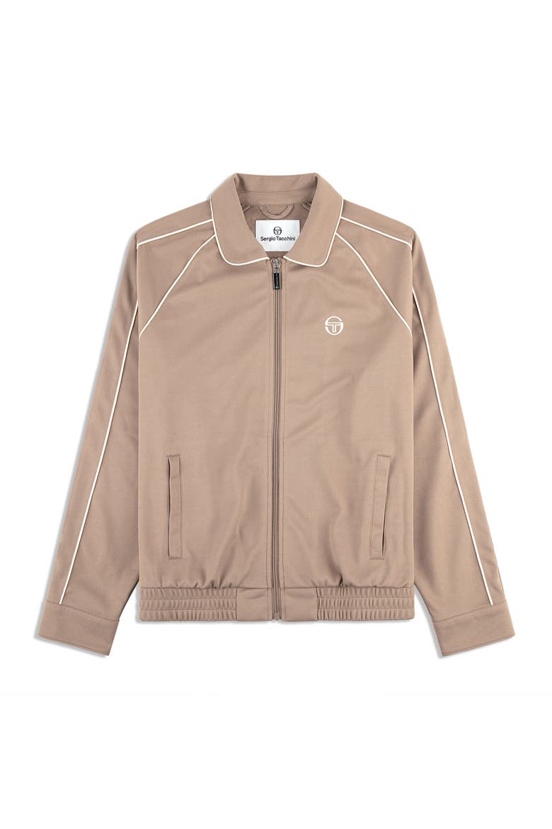 Ettore Track Jacket, Alternate, color, TAUPE GREY